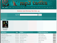 Tablet Screenshot of mp3tadka.com